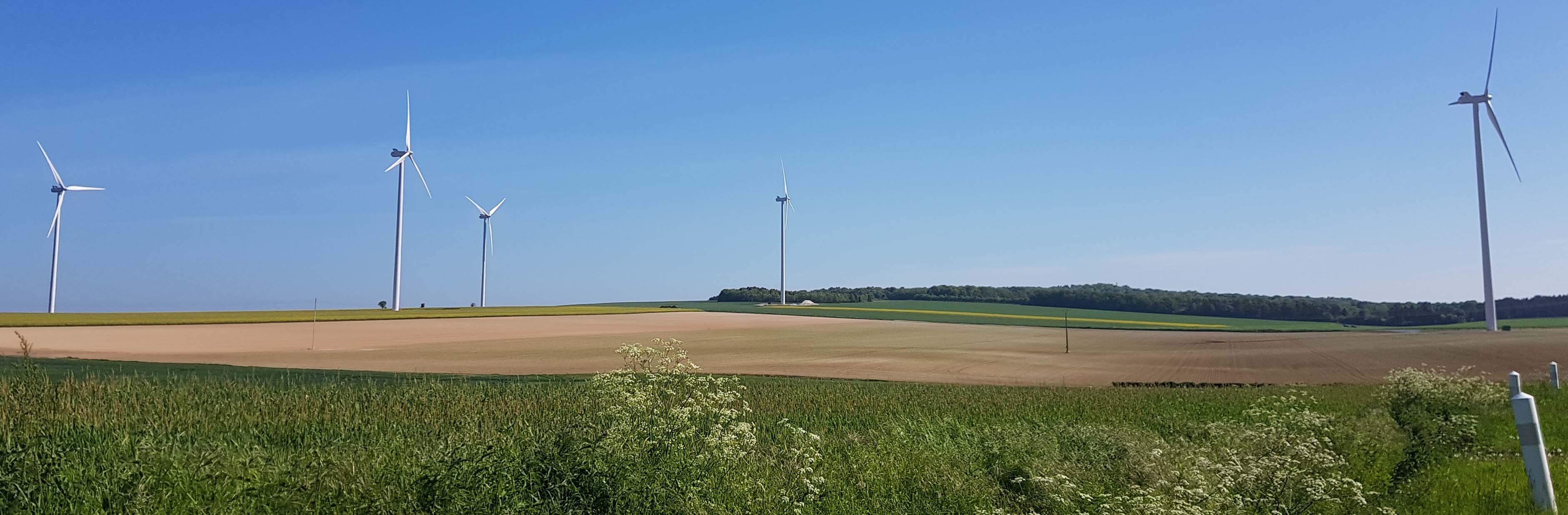 Eoliennes OSTWIND à bettencourt et saint ouen dans la communauté de communes nièvre et somme